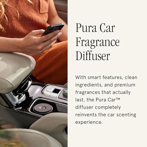 Pura Car Diffuser - Smart Car Aroma Diffuser with USB-C Cable for Luxury Fragrances - Auto Start & Start - Adjustable Fragrance Intensity - Fragrances Sold Separately - Image 3