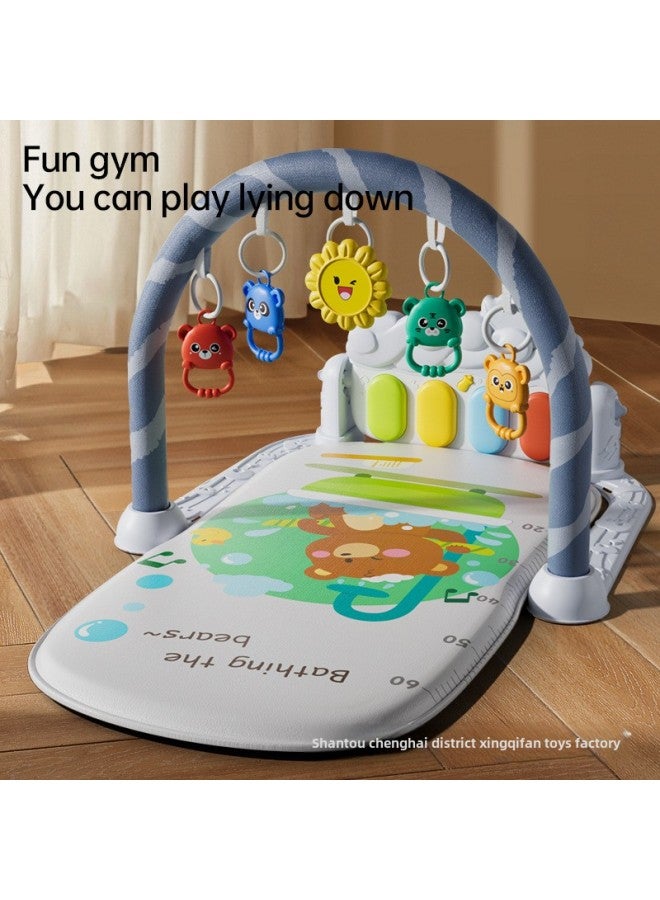 Special For Baby Fitness Rack Toys 0-1 Years Old Baby Music Foot Piano Creeping Pad For Newborns-Color:Unicorn - Image 5