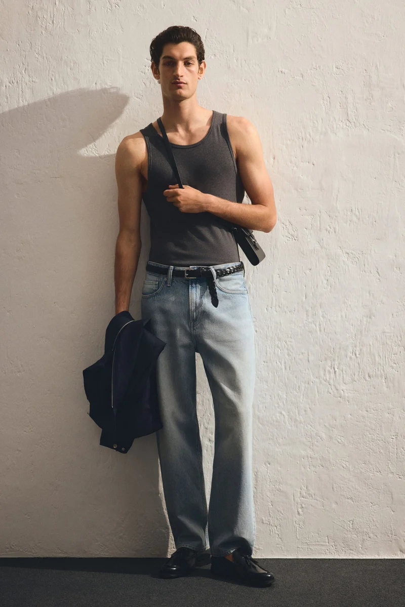 H&M Slim Fit Ribbed vest top