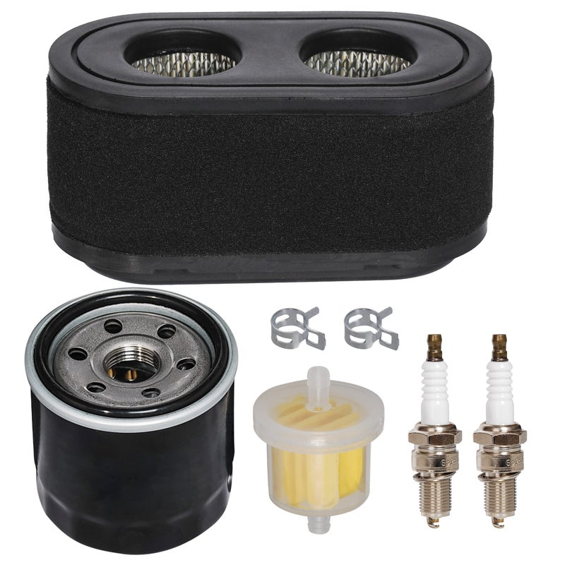 HIFROM Air Filter Oil Fuel Filter Spark Plug Tune Up Kit Compatible with Toro 74657 74661 74675 74680 74723 74760 74775 74784 74787 TimeCutter Riding Mower 1279252 1204276