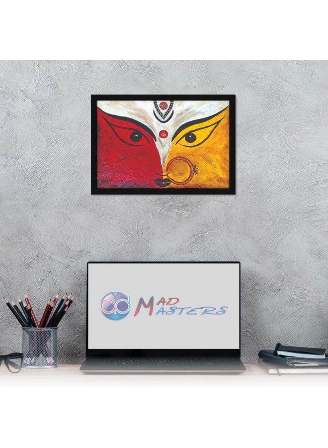 Mad Masters Durga Devi Goddess Kali Mata Painting Hanging Photo Frame Decorative Item for Living Room, Bedroom, Home Decor and Wall Decoration (MM 1803, 8x12 Inch, Paper, With Plexi Glass) - Image 5