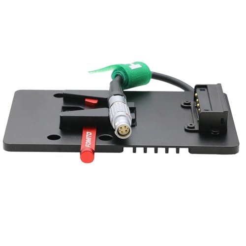 HangTon VMount VLock Battery Plate Power Supply for DJI Ronin 4D Camera 6 Pin Female Connector 10cm - Image 3