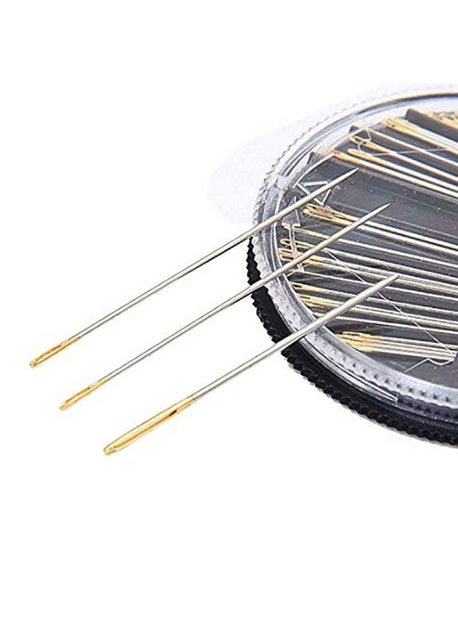 في هونج 30 قطعة من مشابك الشعر المستعار المصنوعة من الفولاذ المقاوم للصدأ ذات 9 أسنان، مشابك وصلات الشعر، مشبك ملحقات الشعر المستعار مع 30 إبرة خياطة متنوعة و2 بكرة خيط (أسود) - Image 5