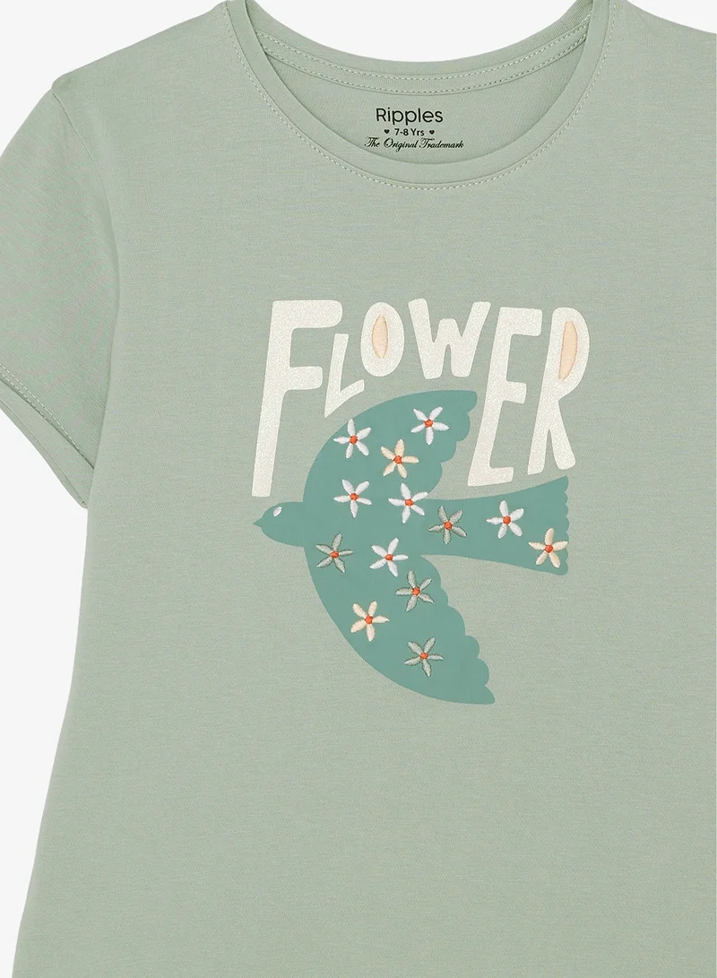 ريبلز مع نمشي Girls Regular Fit Tee
