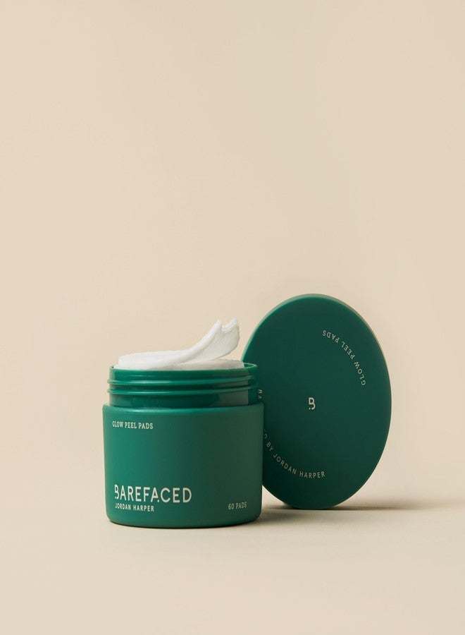 Barefaced Glow Peel Pads (60 Count) - Deep Exfoliating Face & Body Pads with 15% Glycolic Acid, Squalane & Vitamin E - Smooths Texture, Reduces Breakouts & Fine Lines - Image 2