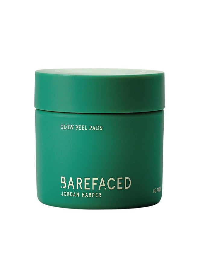 Barefaced Glow Peel Pads (60 Count) - Deep Exfoliating Face & Body Pads with 15% Glycolic Acid, Squalane & Vitamin E - Smooths Texture, Reduces Breakouts & Fine Lines - Image 1