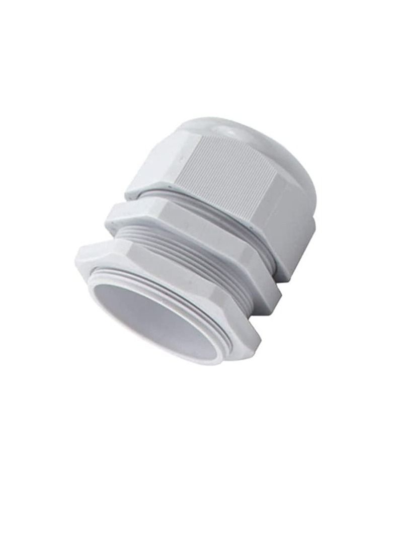 Armoured Cable Gland Kit for Outdoor Sockets and Junction Boxes & Industrial Use with Lock Nut PVC Shroud and Earth Tag (32L, A2) - Image 2