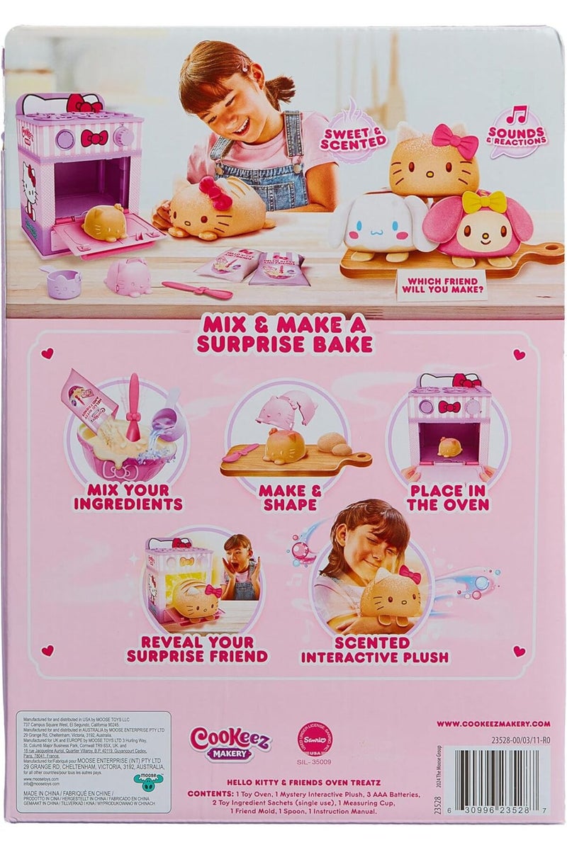 Cookeez Makery Hello Kitty & Friends Oven - Mix & Make a Scented Interactive Plush - Image 4
