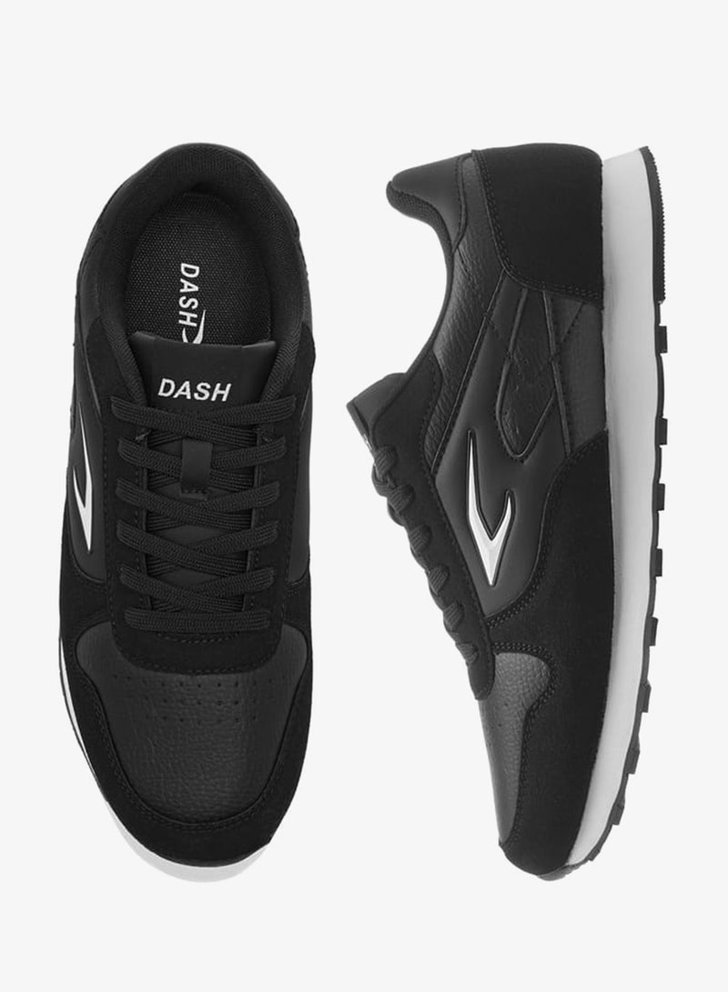 Dash Men Panelled Lace-Up Sneakers - Image 3