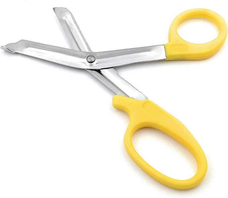 Hockey Tape Scissors – 6" Heavy-Duty Stainless Steel Shears with Plastic Molded Handles – Athletic, Medical, First Aid, EMT, Trainer & Wound Care Scissors