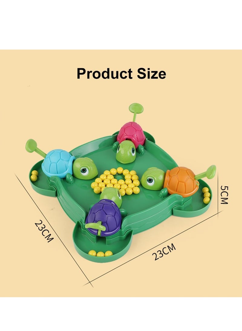 Turtle game: Turtle eats beans board bead game set 4 player bead game interactive kid montessori early educational. With the funny tortoise shape design and funny design, play with the children.
