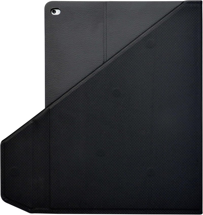 بورت ديزاينز حافظة سفر أنيقة من الجلد الصناعي عالية الجودة، مناسبة لجهاز Apple iPad Pro مقاس 9.7 بوصة، مع مقبض داخلي مانع للانزلاق وزوايا رؤية متعددة - لون أسود - Image 5