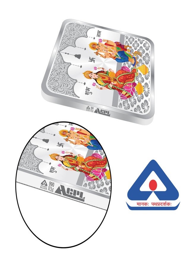 ACPL Precious Moments 10 Grams Square Silver Coin 999 Pure Bis Hallmarked - Image 5