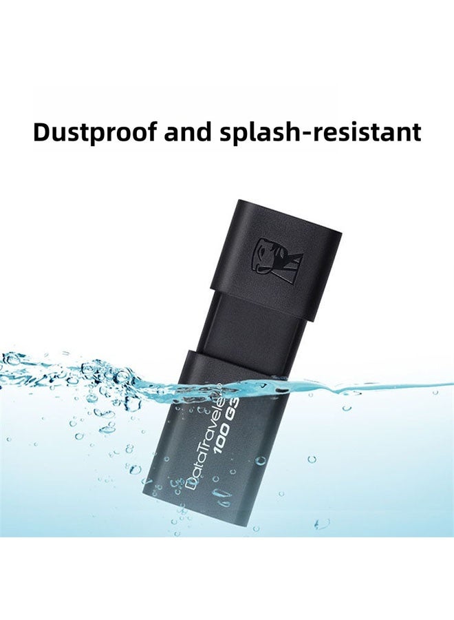 DataTraveler®100 G3 Sliding-Cover USB Flash Drive, 128GB. Stylish Design with Broad Compatibility via USB 3.1. - Image 4