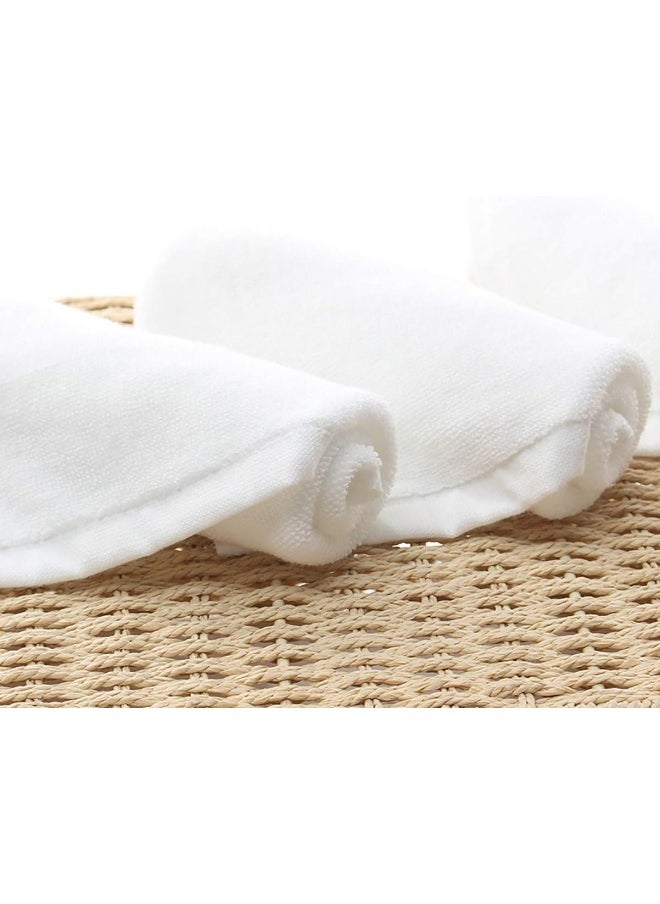 Foraineam Foraineam 15 Pack 10 x 10 inch Facial Washcloths Ultra Soft Bamboo Fiber Baby Bath Towels Face Cloths  - Image 5