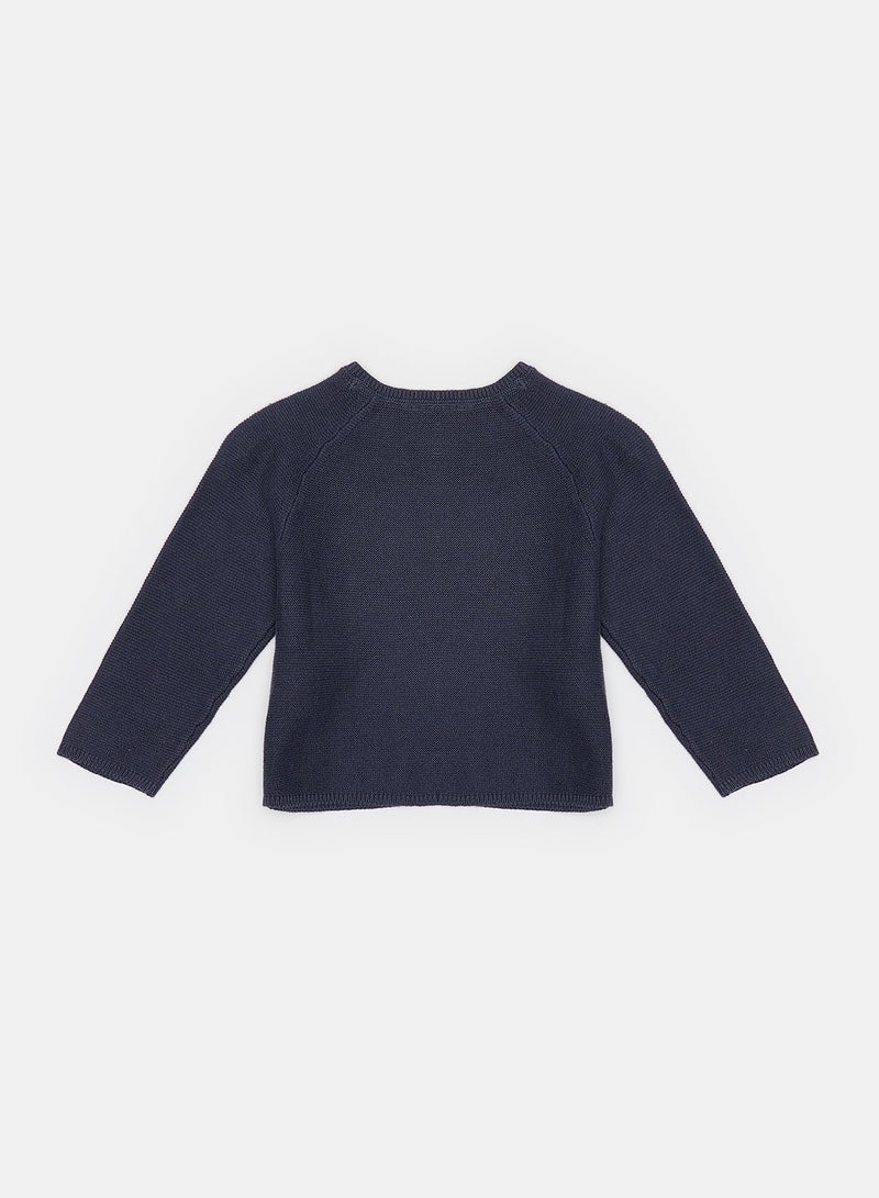 OBAIBI navy blue cardigan for Girls - Image 2