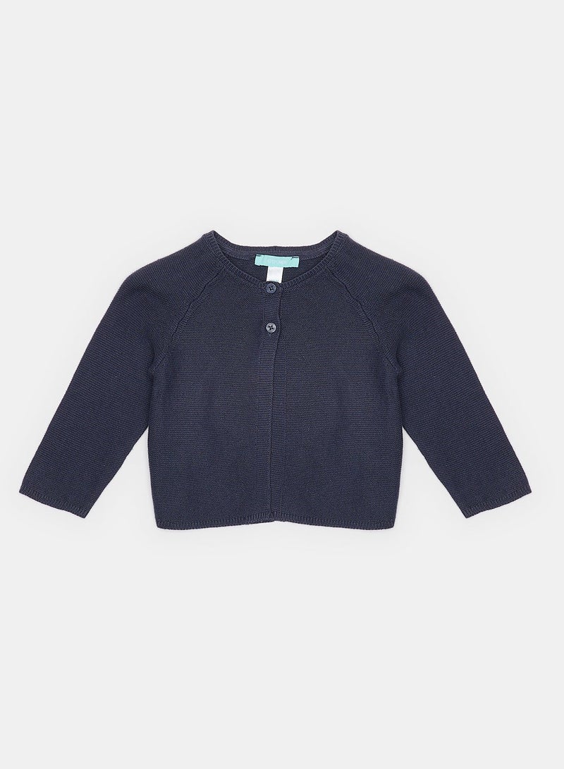 OBAIBI navy blue cardigan for Girls - Image 1