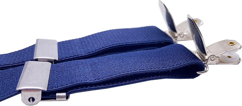 AYOSUSH Elastic Suspenders for Women Thin Y Back 4 Clip Skinny Ladies Suspenders - Image 4