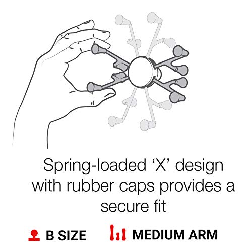 RAM Mounts RAM-B-166-UN8U X-Grip with RAM Twist-Lock Suction Cup Mount for 7"-8" Tablets with Medium Arm for Vehicle Windshields - Image 5