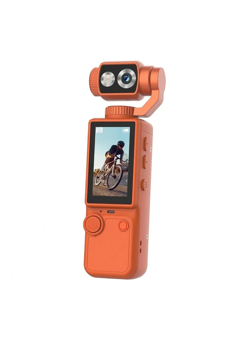 Q8 Portable 4K Ultra HD Camera with 180° Rotatable Dual Lens and 2-inch Touch Screen - Image 4