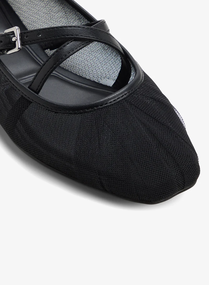 Aldo BLACK Meihan Ballerinas for Women | Best Price UAE