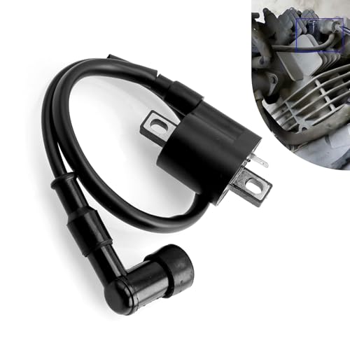 Arwrilt 1 PC Motorcycle Ignition Coil High Performance Ignition Coil for 125150250CC Motorcycle Engines Spark Plug Wire Motor Ignitor Line Kit Tool Replacement for ATV Dirt Bike and More Black - Image 1