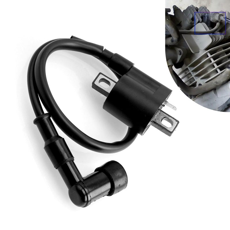 Arwrilt 1 PC Motorcycle Ignition Coil High Performance Ignition Coil for 125150250CC Motorcycle Engines Spark Plug Wire Motor Ignitor Line Kit Tool Replacement for ATV Dirt Bike and More Black - Image 3