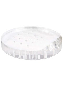 Pana Nail Drill Bit Holder Stand Display Organizer- Dust Proof Storage Container Box Case Tools For Home Use Or Nail Salon - (24 Holes, Round (Clear))  - Image 4