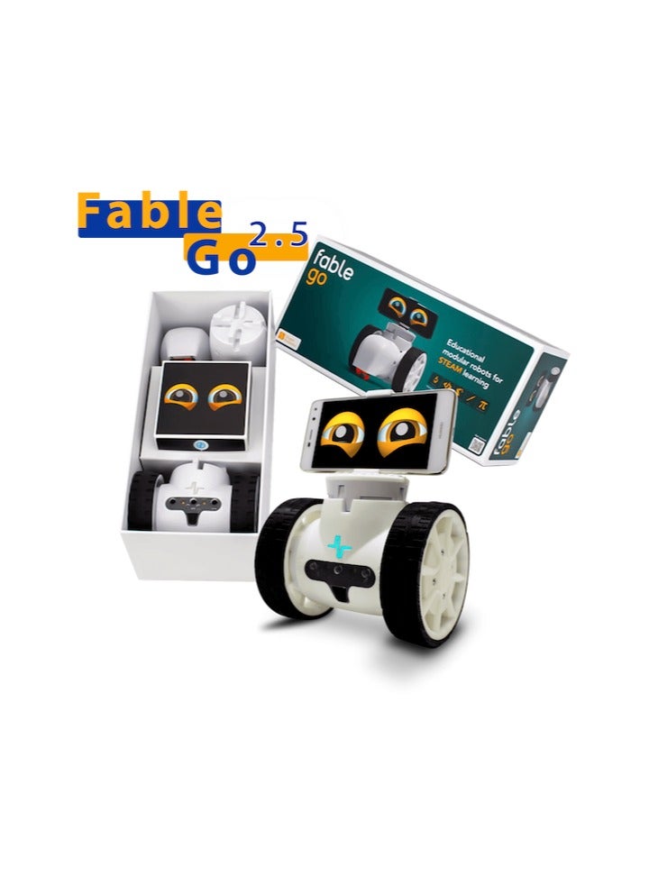 Shape Robotics Fable Go 2.5 is a modular robotics kit for STEAM education, enabling students to build, code, explore, and innovate with sensors, Blockly, Python, and 3D printing - Image 5