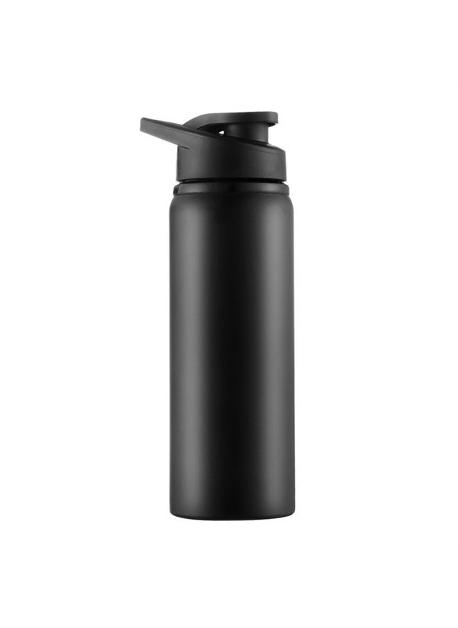 yongsheng Stainless Steel Water Bottle Black 7.2x22.8cm，Water Bottles Bulk for Travel Camping Gym Hiking Fishing(Black)  - Image 1