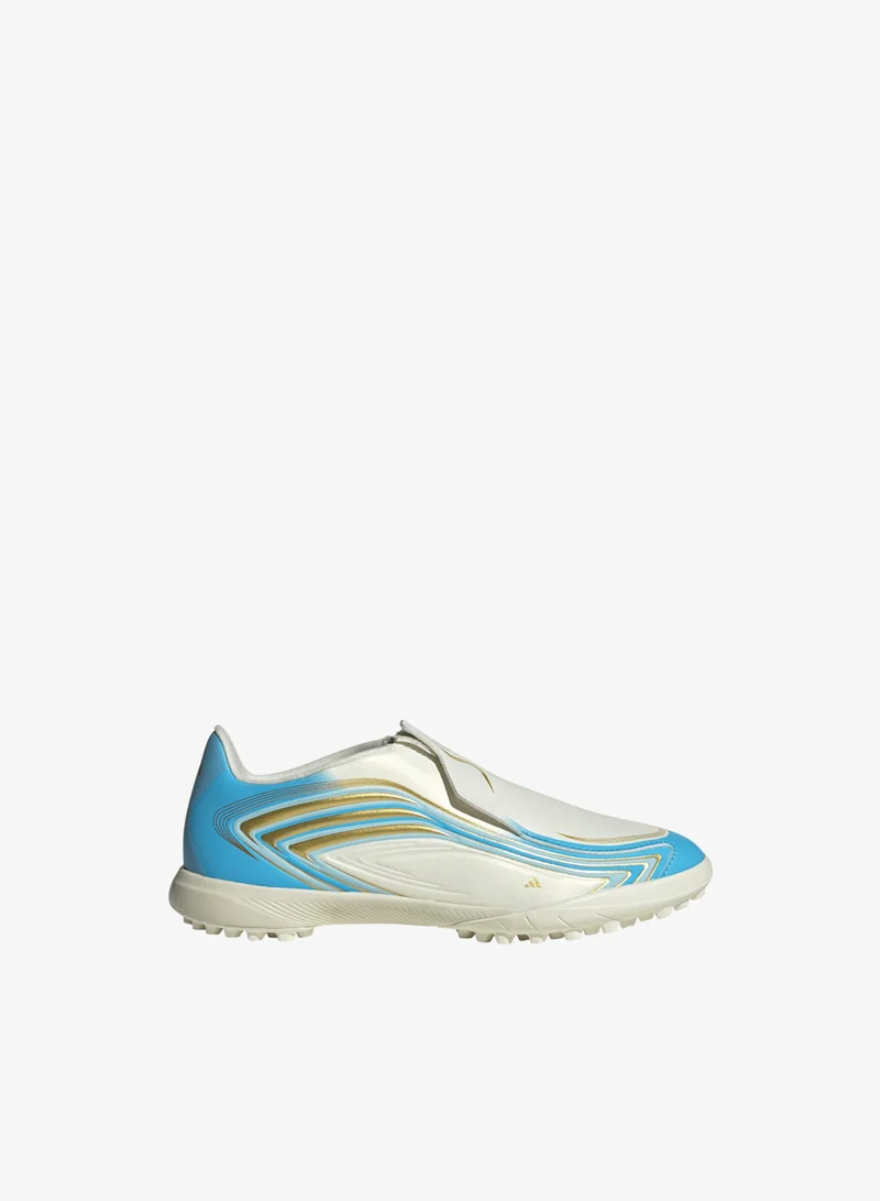 Adidas F50 Messi League Laceless Turf Football Boots Kids