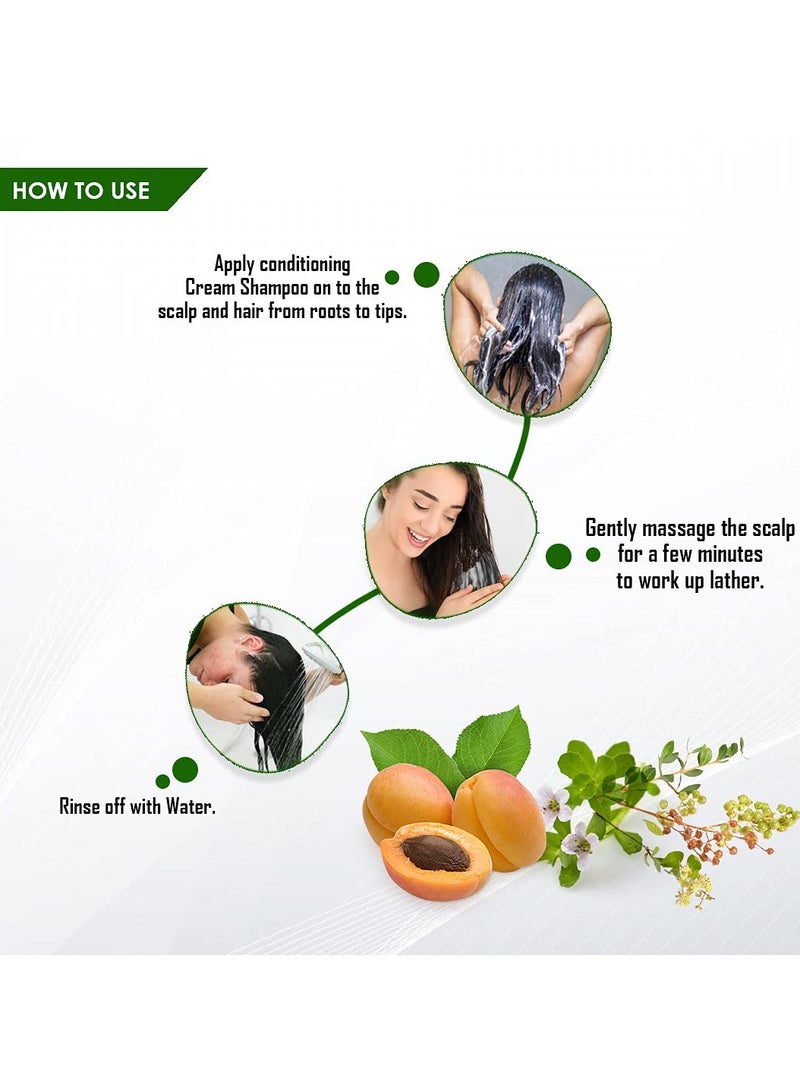 Khadi Mauri Herbal Conditioning Cream Shampoo For Dry & Damaged Hair Treatment & Deep Natural Conditioning, 210 Ml - Image 4