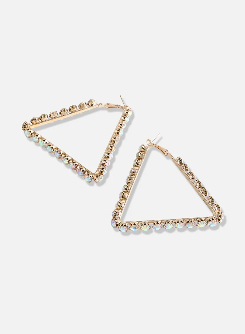 SOHI Minimalist Thin Artificial Hoop Earring Jewellery