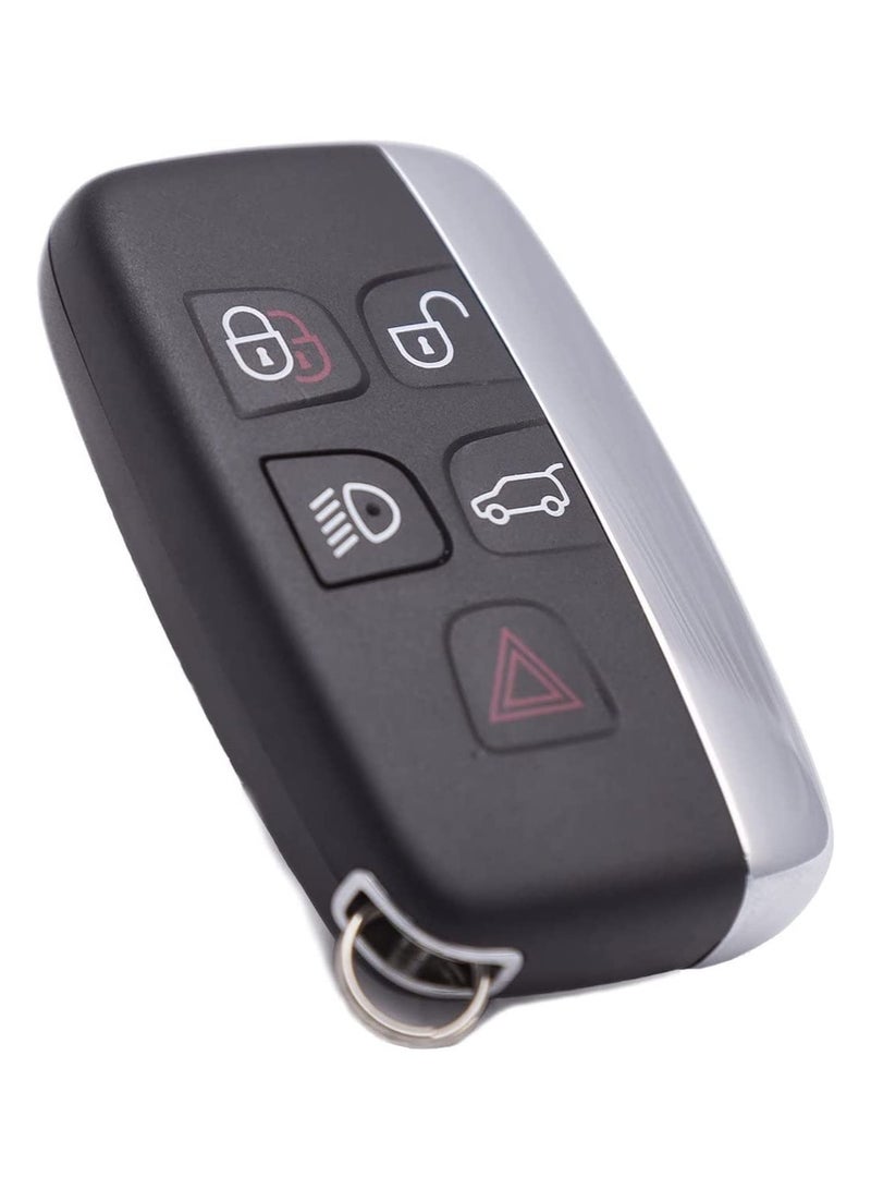 Rubik 5 أزرار بديلة لمفتاح السيارة الذكية غطاء فوب مناسب لسيارة رينج روفر إيفوج ديسكفري سبورت فيلار لاند روفر LR2 LR4 جاكوار XF XJ XJL XE JLR JF غطاء للتحكم عن بعد - Image 4