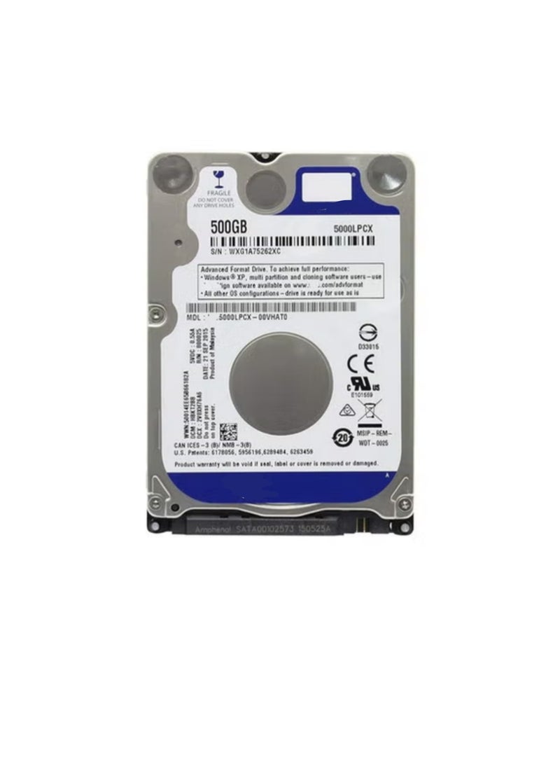 500GB SATA Internal Hard Drive for Laptops