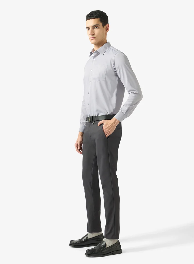 Robert Wood Men Plain Cotton Shirt