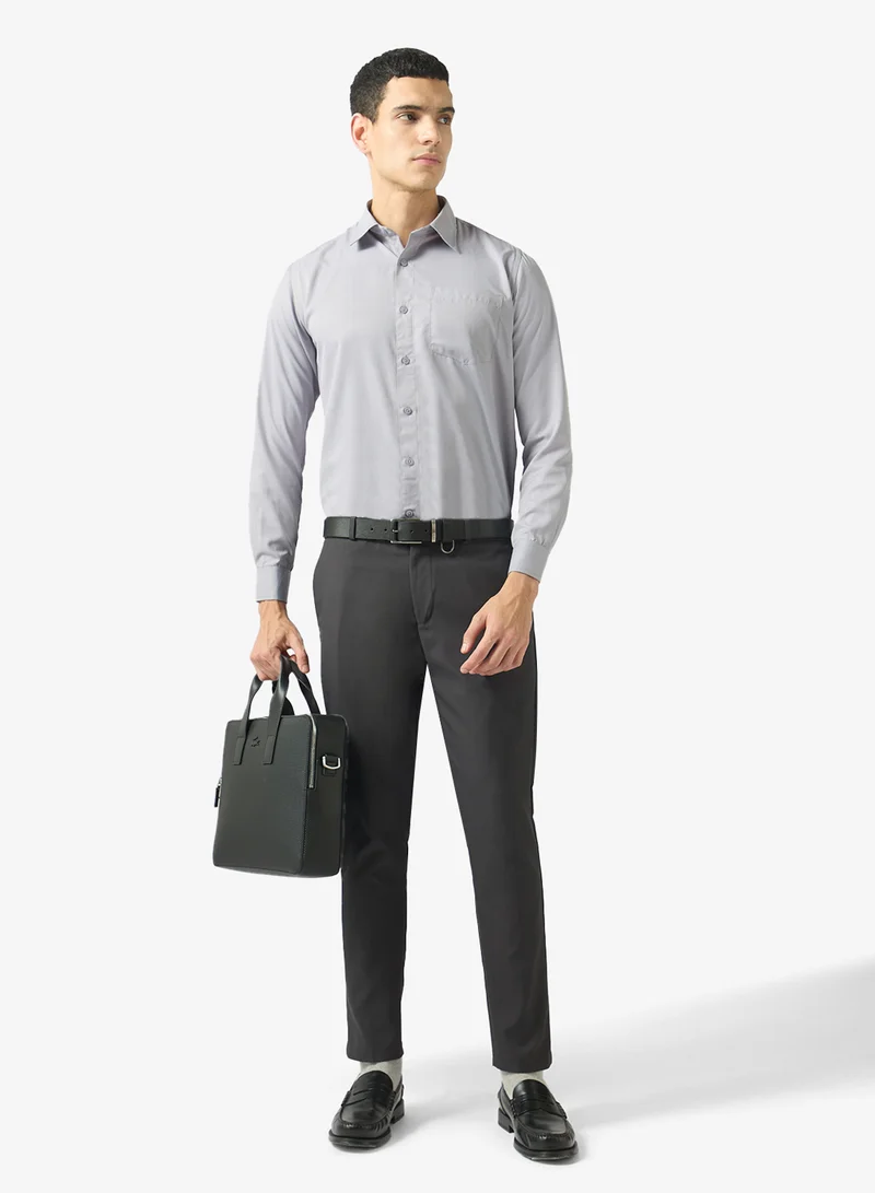 Robert Wood Men Plain Cotton Shirt