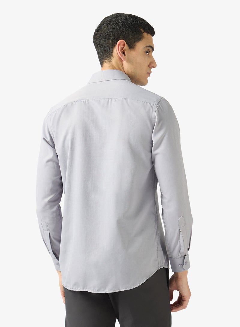 Robert Wood Men Plain Cotton Shirt - Image 3