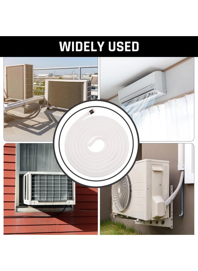 BUILDSKILL بيلد سكيل 5م أنبوب تصريف شفاف لمكيف الهواء المنفصل ومكيف الهواء النافذة، أنبوب تصريف مياه مكيف الهواء المتين، أنبوب تصريف مياه مخرج مكيف الهواء المرن، غلاف أنبوب مكيف الهواء المقاوم للتسرب، ملحقات مكيف الهواء سهلة التركيب - Image 4