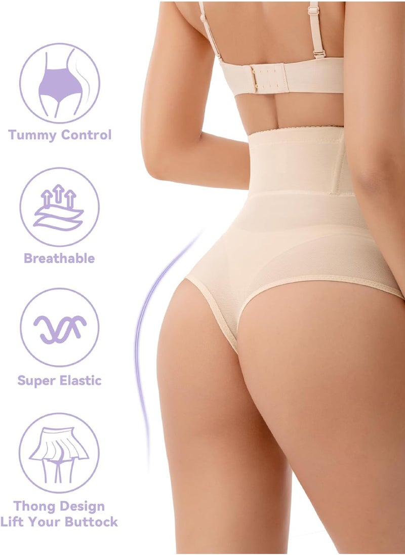 Rock Pow - Thong shapewear for Women Tummy Control High Waisted Thong Panties Girdle Tummy Control Body Shaper Underwear - Image 1