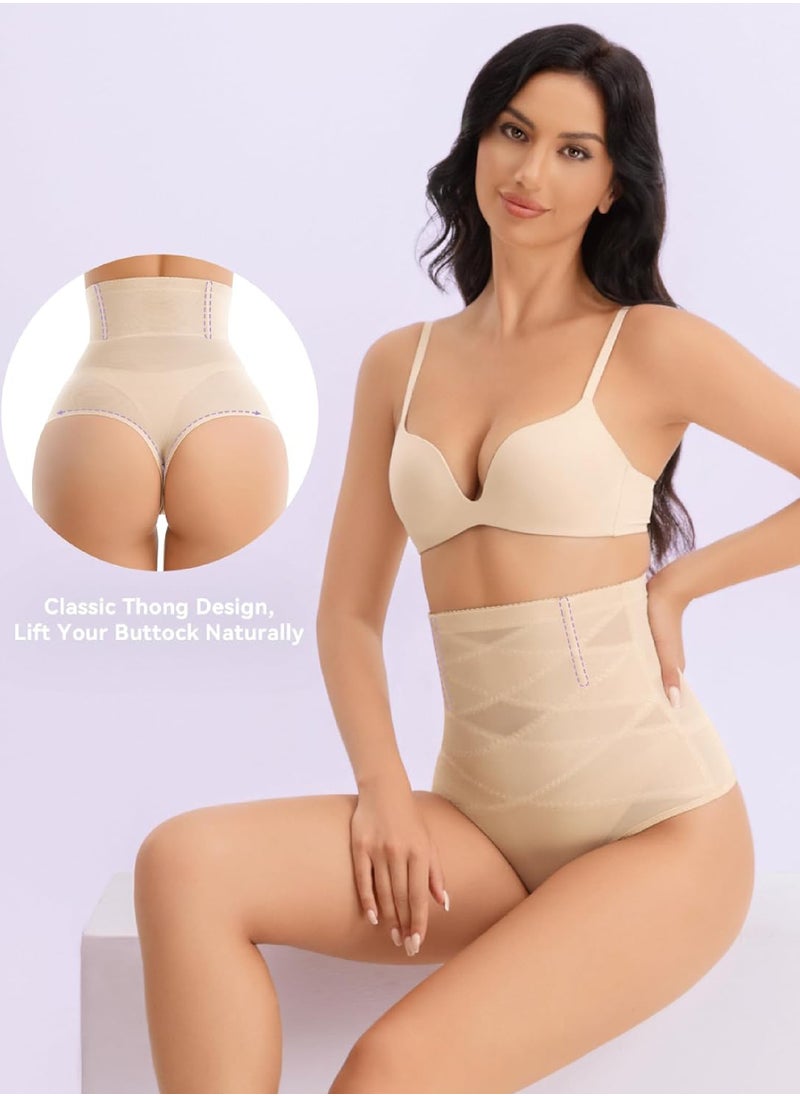Rock Pow - Thong shapewear for Women Tummy Control High Waisted Thong Panties Girdle Tummy Control Body Shaper Underwear - Image 1