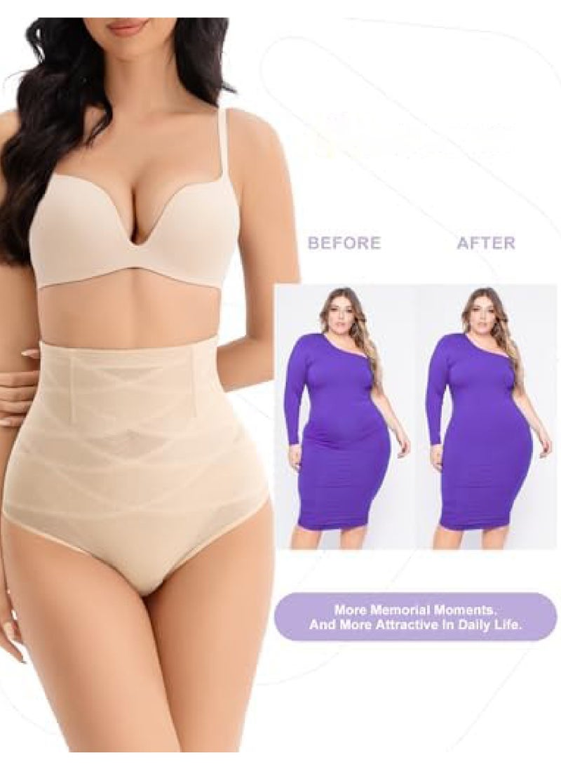 Rock Pow - Thong shapewear for Women Tummy Control High Waisted Thong Panties Girdle Tummy Control Body Shaper Underwear - Image 1