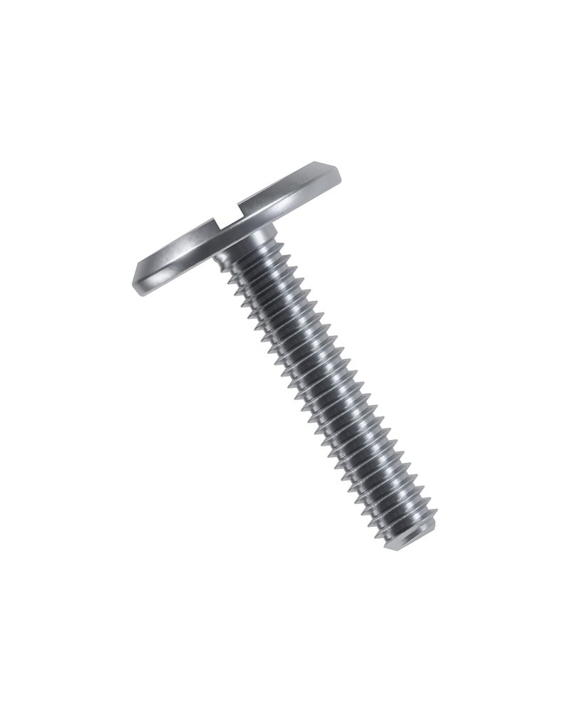 Hillman Combo Sidewalk Bolt, Hurricane Hardware, 100 Pieces, Rust-Resistant, Durable, Truss Head, (1/4" x 2") Stainless Steel (831494) - Image 1