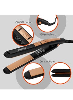 Professional Ceramic Hair Straightener| Slim Design With Ceramic Coated Plate| Maximum Temperature 210 Degree, Overheat Protection | Portable 360-Degree Swivel Cord, ON/OFF Switch| Wet/Dry Function GH8723 - pzsku/ZA50B21ACA4AEC2DCA5DFZ/45/_/1729056139/cca2bf52-81d1-436f-9c7c-ac4a3ea32822