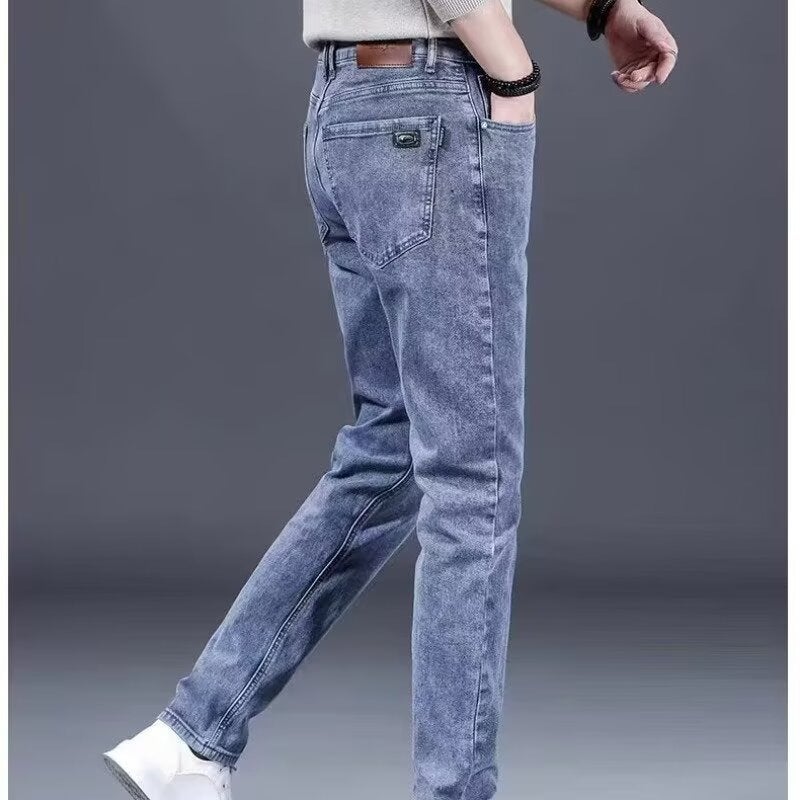 Unisex Casual Daily Denim Jeans - Image 2