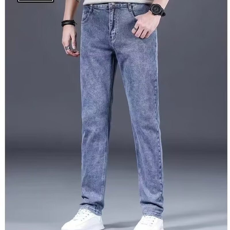 Unisex Casual Daily Denim Jeans - Image 3