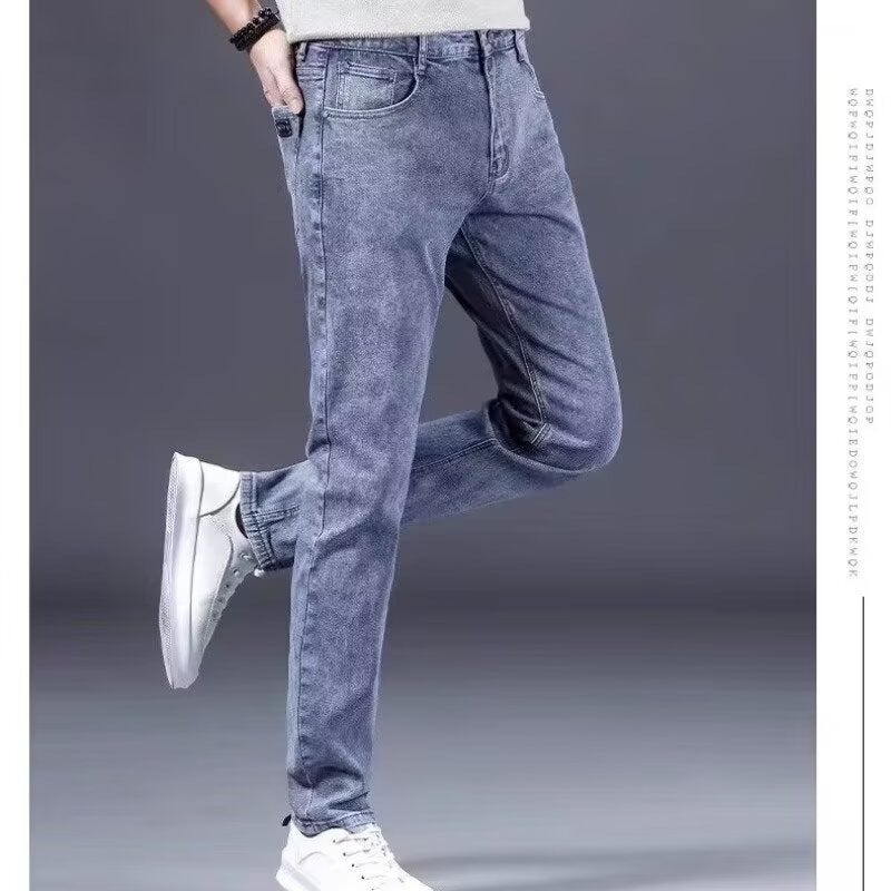 Unisex Casual Daily Denim Jeans - Image 4