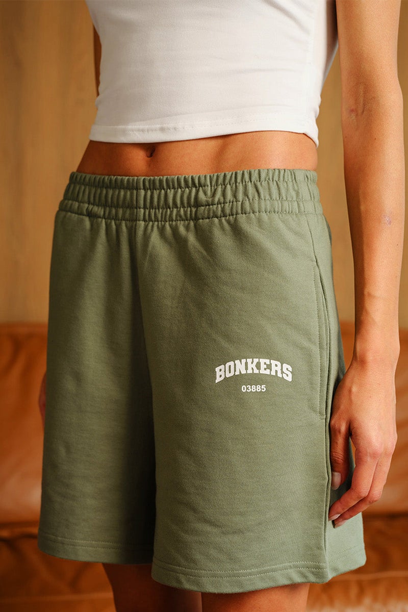 Bonkers Corner Muted Mint Lounge Shorts for Women's - Image 1