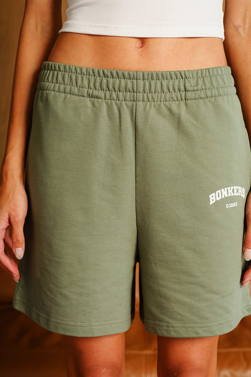 Bonkers Corner Muted Mint Lounge Shorts for Women's - Image 4