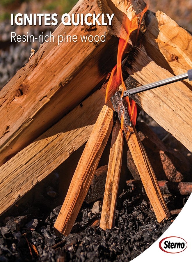 Sterno Fatwood Fire Starter Sticks, 10 lb — All‑Natural Resin‑Rich Pine Wood, Easy to Light, Indoor/Outdoor, Weather Resistant, Sustainably Sourced - Image 4